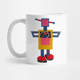 ROBOTS MY PAL ROBOT Memphis Post Modern Pop Style Mug